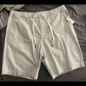 Mens Express white shorts size large